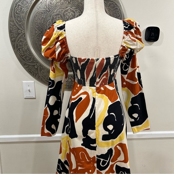 De Loreta Frida dress in El Pueblo print - Size small - Picture 4 of 11